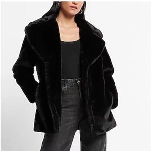 Black Express Fur Jacket